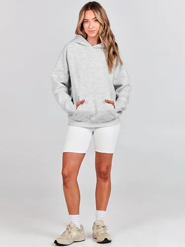 Miniatura 105 de ANRABESS - Sudaderas con capucha para mujer, sobre talla, de vellón de manga larga, modelo de 2024, para otoño