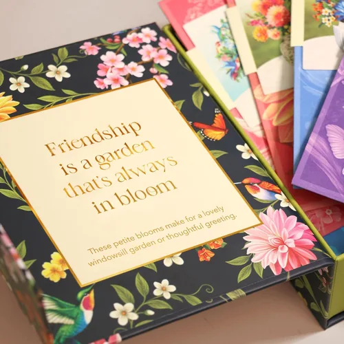 Miniatura 8 de Freshcut Paper Tarjetas desplegables, juego de 12 mini ramos de flores con tarjeta a juego, tarjetas de felicitación de flores emergentes 3D de 6