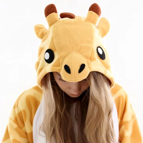 Miniatura 6 de vavalad Pijama de jirafa para adultos, disfraz de Halloween para mujeres y hombres