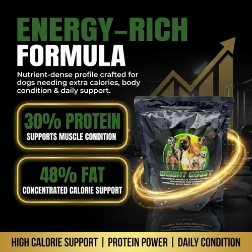 Miniatura 3 de CPN Weight Boost Suplemento para ganar músculo para perros con alto contenido de calorías – Proteína de suero de grado humano, grasas saludables