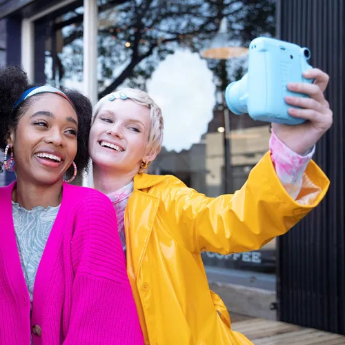 Miniatura 4 de Instax Mini cámara de película instantánea, exposición automática y lente selfie incorporada, azul cielo
