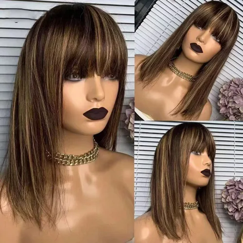 Miniatura 8 de Peluca de cabello humano virgen brasileño virgen brasileño ondulado con encaje frontal transparente HD de 13 x 6 pulgadas, nudos blanqueados
