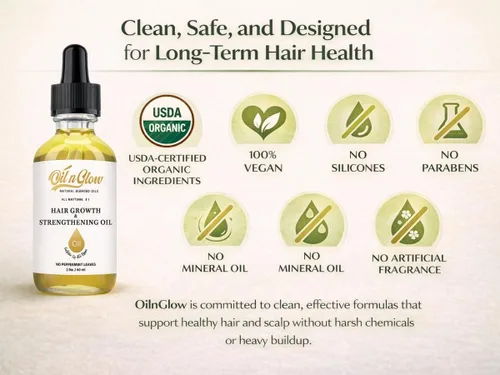 Miniatura 9 de Aceite natural 8 en 1 para el crecimiento y fortalecimiento del cabello con romero, ricino, jojoba vegana, coco, semilla de uva, jengibre y cuero
