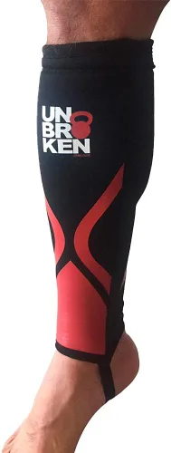 Miniatura 2 de UNBROKENSHOP Cross Fitness Shin Guard Calf Compression Sleeve 7mm, Weightlifting, Deadlift, Rope Climb, Box Jumps for Men and Women Single