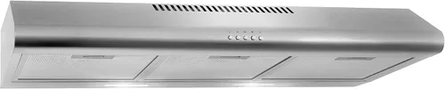 Miniatura 10 de COSMO COS-5MU36 Campana extractora de conductos para debajo del gabinete de la colección Delta de 36 pulgadas, controles de botón, filtros Acero