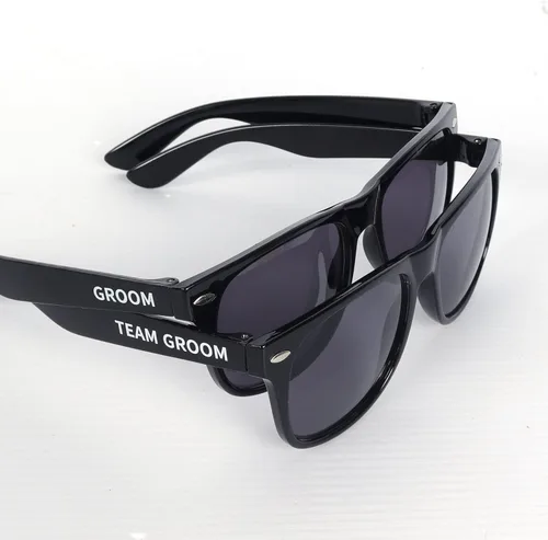Miniatura 6 de Gafas de sol para despedida de soltero – Juego de 1 gafas de sol para novio y 7 equipos Padrinos de boda regalo de boda regalos de boda