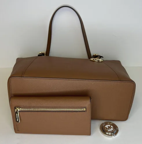 Miniatura 5 de MICHAEL Michael Kors Jet Set grande con cremallera superior y gancho para bolso a juego