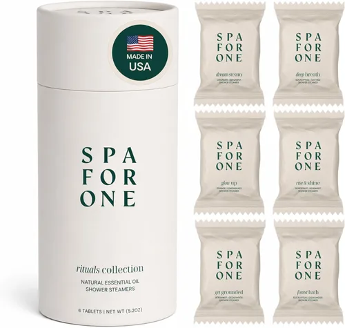 Paquete de 6 vaporizadores de ducha de aromaterapia, fabricados en Estados Unidos con aceites esenciales naturales, juego de regalo de spa para el