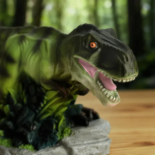 Miniatura 2 de Gaolinci Alcancía T-Rex, banco de monedas, banco de cambios, figuras decorativas de dinosaurios
