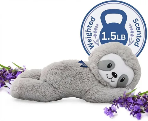 Lilly's Love Animal de Peluche con Aroma a Lavanda Calentable y Enfriable - Almohadilla Calentable para Microondas para Niños y Adultos - Peluche