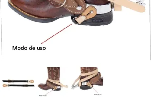 Miniatura 5 de Correas de nailon negro para montar toros para adultos, 5/8 "x 15", hecho en Brasil Master Bulls