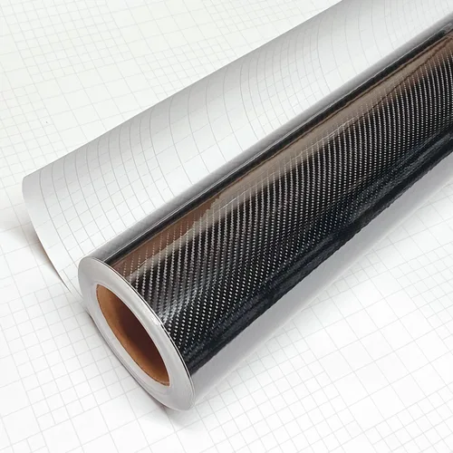 DIYAH Adhesivo de vinilo de fibra de carbono negro 6D de alto brillo con liberación de aire, sin burbujas, antiarrugas (12 x 60 pulgadas/1 pie x 5