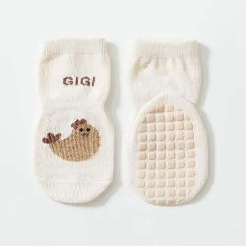 Miniatura 3 de Adeimoo Calcetines antideslizantes de algodón con diseño de dibujos animados para bebés y niñas pequeñas