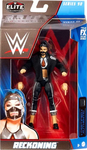 Miniatura 2 de Mattel WWE Elite Collection - Figura de acción y accesorios, serie #90 Reckoning coleccionable de 6 pulgadas con 25 puntos de articulación y manos