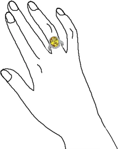 Miniatura 11 de Anillo de compromiso de plata de ley 925 personalizable con halo de corona ovalada de 5 a 7 quilates con circonita cúbica simulada de zafiro azul