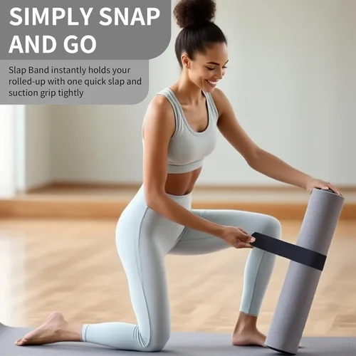 Miniatura 2 de Yoga Mat Carrier Strap, Adjustable Thick Straps Sling for Carrying Large Mats, Stretching Band