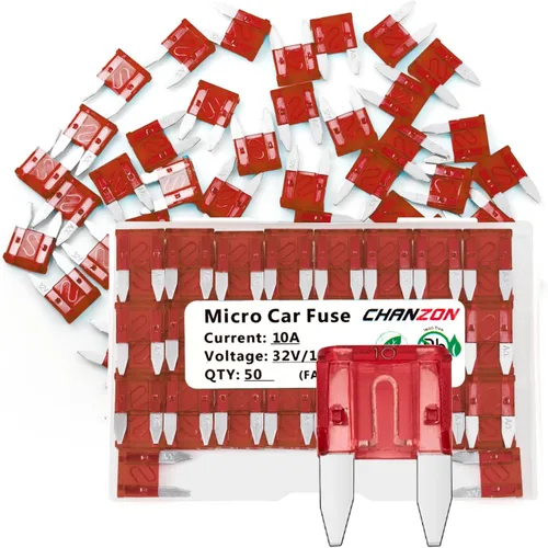 Miniatura 11 de Chanzon Fusible de hoja mini ATM/APM de 7.5 A con certificación UL, 10 fusibles automáticos de 7.5 amperios y 32 V, soplado rápido para automóvil