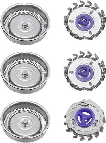Miniatura 3 de 3X - Cuchilla de afeitar de repuesto para Philips Norelco 3805XL, 3801XL, 3605X, 3604X, 3601X, 3405LC, 5625X, 5812XL, HQ40, PQ208
