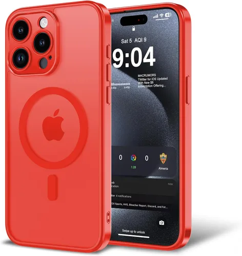 Miniatura 24 de Funda para iPhone 11 con protector de pantalla, compatible con MagSafe, ultra delgada, translúcida, mate, a prueba de golpes, color negro