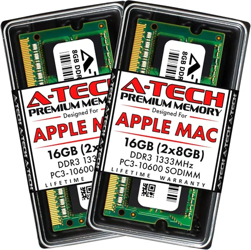 A-Tech 16 GB (2 x 8 GB) RAM para Apple MacBook Pro (principios/finales de 2011), iMac (mediados de 2010 27 pulgadas 4 núcleos, mediados de 2011