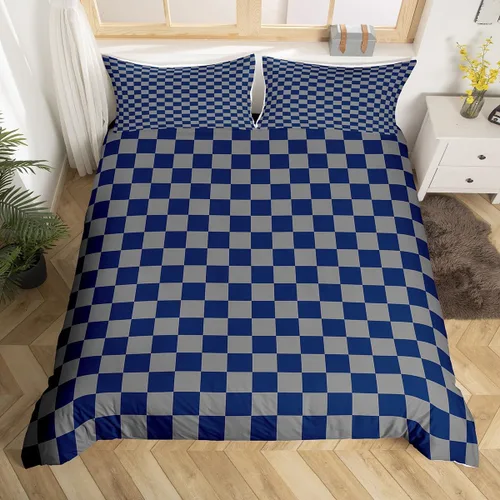Miniatura 15 de Manfei Juego de ropa de cama de silueta de ciervo, tamaño individual, funda de edredón con patrón de flechas y cuernos con 1 funda de almohada