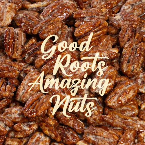 Miniatura 4 de Nueces pecanas glaseadas con miel de 5 onzas – Nueces pecanas caramelizadas con miel real, aperitivo crujiente y dulce de nueces tostadas en bolsa