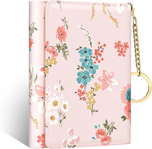 Miniatura 12 de Nipichsha Cartera para mujer, pequeña cartera para tarjetas de crédito para mujer, cartera delgada con tarjetero RFID, Moda