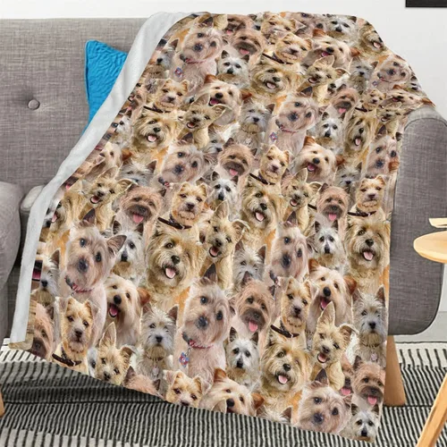 Miniatura 9 de Manta con estampado Airedale Terrier – Manta con estampado de animales divertidos para amantes de los perros y cachorros, regalos Airedale Terrier
