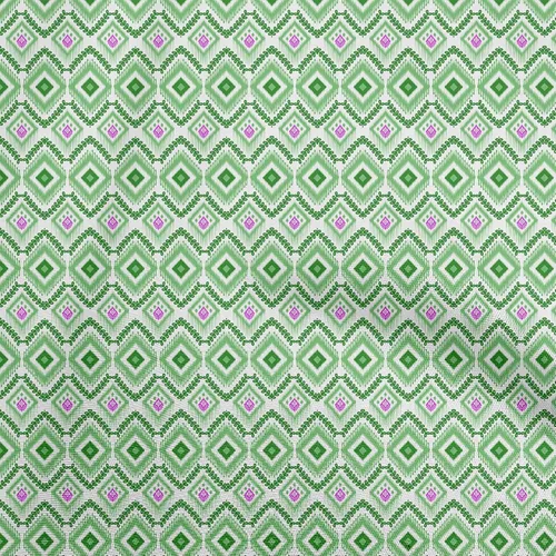 Miniatura 9 de oneOone Cotton Flex Beige Fabric Ikat Sewing Material Print Fabric By The Yard 40 Inch Wide