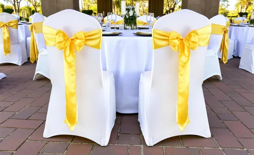 Miniatura 89 de mds - Lote de 10 lazos de satén para sillas de boda y eventos, para decoración de fiestas, 30 colores, Satin, 10 Verde oliva
