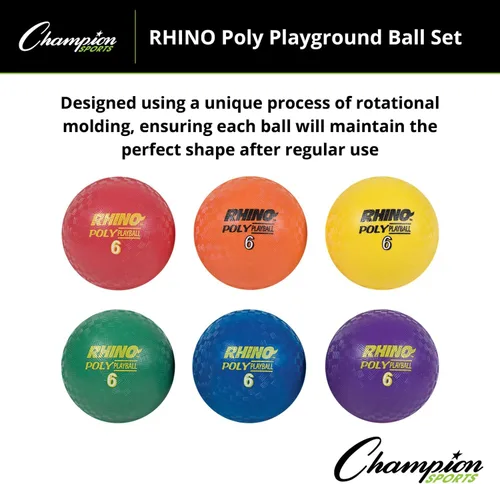 Miniatura 11 de Champion Sports Juego de bolas de juegos de polietileno