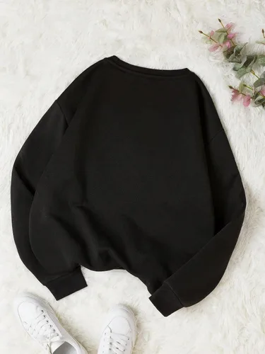 Miniatura 2 de SOLY HUX Women's Graphic Skeleton Print Sweatshirt Long Sleeve Crew Neck Pullover Tops