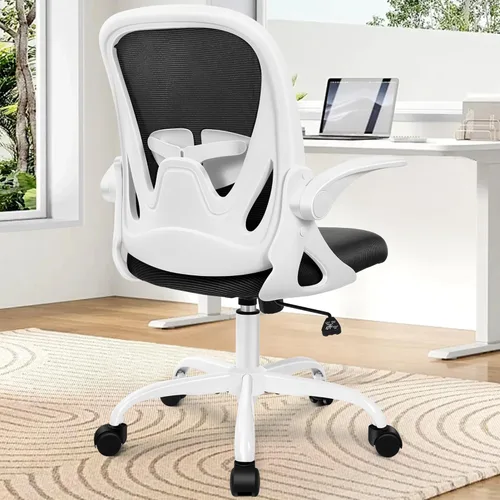 Miniatura 2 de Primy Silla de Oficina Ergonómica Silla de Escritorio con Soporte Lumbar y Altura Ajustables, Silla de Escritorio Giratoria de Malla Transpirable
