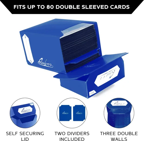 Miniatura 2 de Quiver Time Paquete de cartas coleccionables azules para cartas coleccionables y fundas para cartas, compatible con Magic: The Gathering Cards