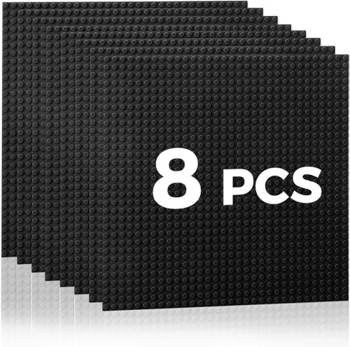 Placas de construcción clásicas de 10 x 10 pulgadas, 100% compatibles con todas las principales marcas y mesas de actividades, plataformas creativas