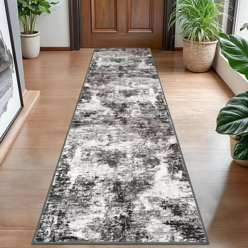 Miniatura 40 de Lansny Alfombra pequeña abstracta de 2 x 3 pies, alfombra de entrada, alfombra lavable para puerta de entrada, alfombra lavable antideslizante