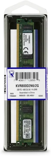 Miniatura 3 de Kingston ValueRAM 2GB 800MHz DDR2 No ECC CL6 DIMM Memoria de escritorio