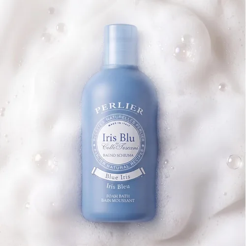 Miniatura 6 de Perlier Blue Iris - Baño de espuma natural y calmante para mujeres y hombres, fórmula rica en espuma que proporciona hidratación profunda e