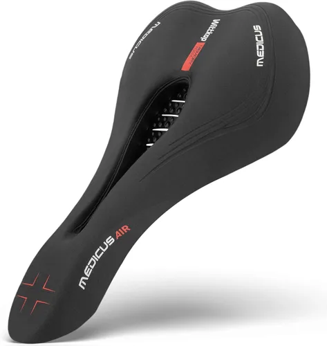 Miniatura 9 de Wittkop Asiento de bicicleta I para hombres y mujeres, impermeable, con innovador asiento de bicicleta de 5 zonas Concept I para BMX, MTB y carretera