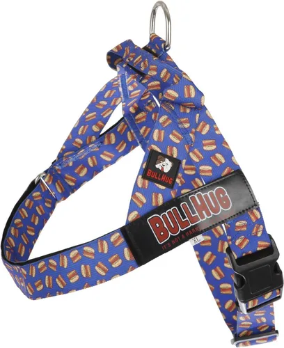 Miniatura 12 de BULLHUG Arnés ajustable para perro, sin tirones, sin estrangulamiento, para bulldogs ingleses, bulldogs franceses, pugs y razas de pecho ancho