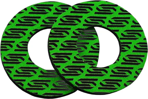 SCAR Grip Donuts MX y ATV - Puños de manillar Donut - Dirt Bike, Quad, Bicicleta - Cojines de agarre únicos Verde