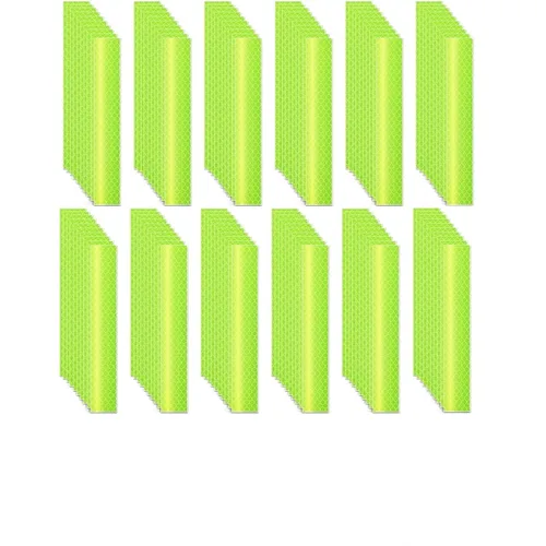 Miniatura 16 de Cinta reflectante blanca de 4 pulgadas, adhesivo de seguridad de advertencia impermeable para exteriores (10 pies)