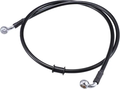 Miniatura 8 de X AUTOHAUX 31.5 in AN3 M10 Línea de freno hidráulico para coche, manguera de aceite, 28 ° 90 ° acero inoxidable para coche, motocicleta, motocross