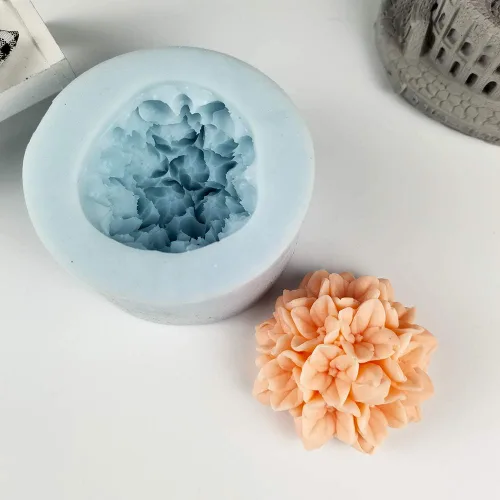 Miniatura 5 de HC0283 PRZY Molds - Moldes de silicona para hortensias para decoración de plantas, moldes de jabón para plantas, flores de Okidy, moldes para velas