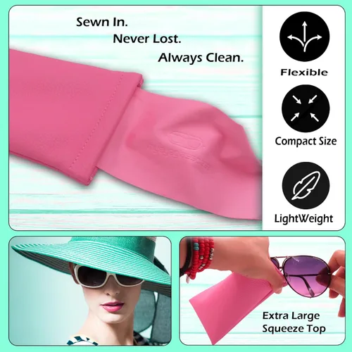 Miniatura 4 de Funda suave para gafas de sol Soporte grande para gafas - Bolsa para gafas con tapa apretable Bolsa para gafas ligera capas adicionales