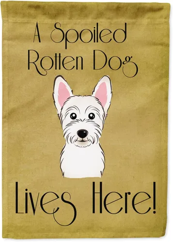 Miniatura 18 de Caroline's Treasures BB1508GF - Bandera de jardín con texto en inglés "Jack Russell Terrier", bandera decorativa para patio exterior, patio, obras