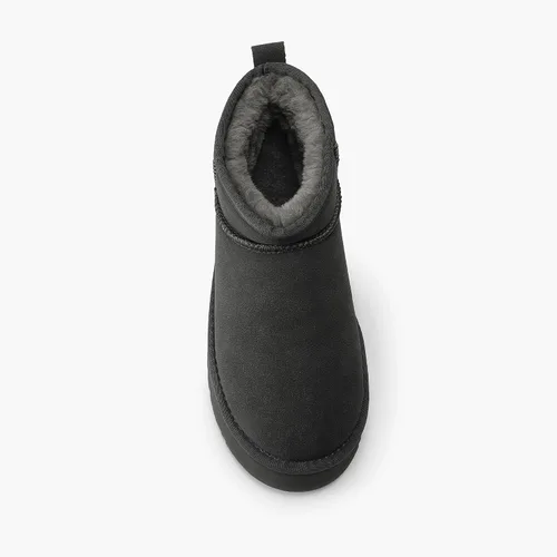 Miniatura 3 de DREAM PAIRS Botas de nieve para mujer, botas de invierno con plataforma y forro de piel sintética