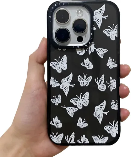 Miniatura 10 de Funda para iPhone 13, lindo diseño artístico de líneas faciales, diseño kawaii femenino estético patrón de dibujos animados para mujeres, niñas