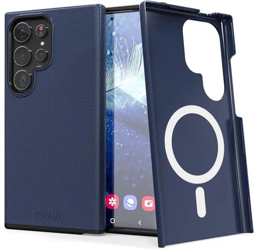 Miniatura 50 de Crave Funda para Galaxy S22 Ultra, funda de doble capa de protección a prueba de golpes para Samsung Galaxy S22 Ultra 5G (6.8 pulgadas) - Negro