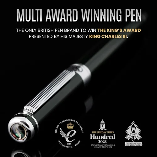 Miniatura 2 de Scriveiner – Bolígrafo roller color verde y negro, con acabado cromado y repuesto de tinta Schmidt, elegante opción de regalo para hombres y 15. Muy